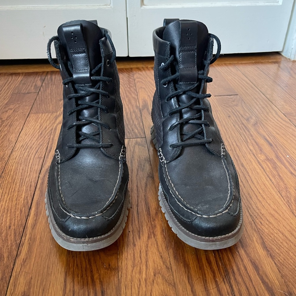 Cole Haan Men’s ZeroGrand Leather Waterproof Hiking Boots